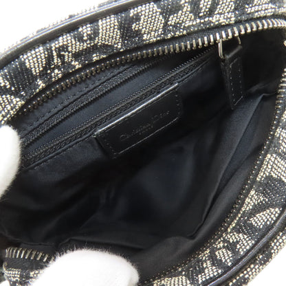 CHRISTIAN DIOR Trotter pattern Shoulder Bag Canvas Ladies [Used]