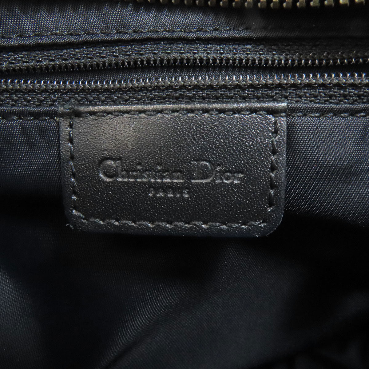 CHRISTIAN DIOR Trotter pattern Shoulder Bag Canvas Ladies [Used]