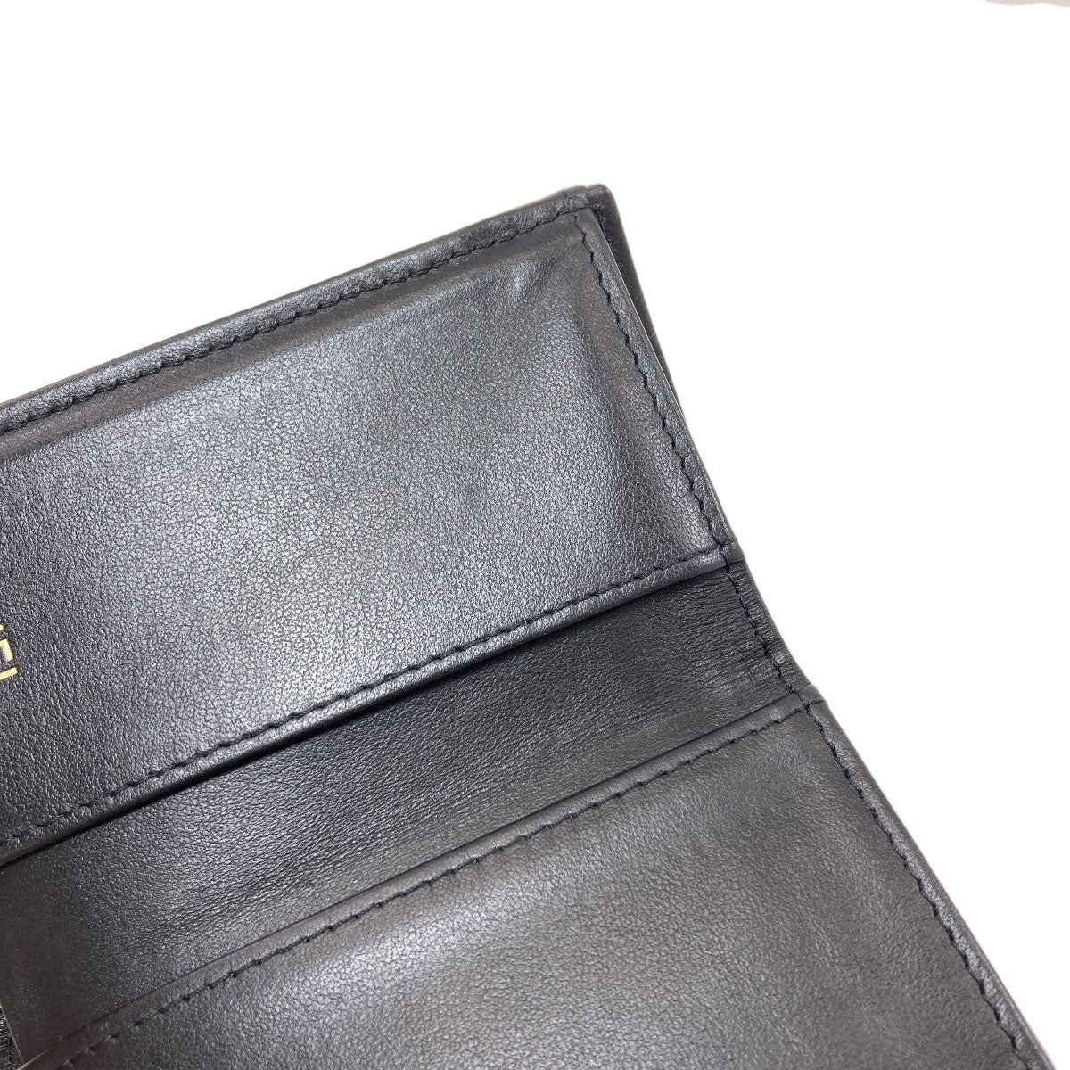 CHANEL COCO Mark Matelasse GoldHardware Bifold Wallet with Coin Pocket Grained Calfskin Skin Ladies [Used]