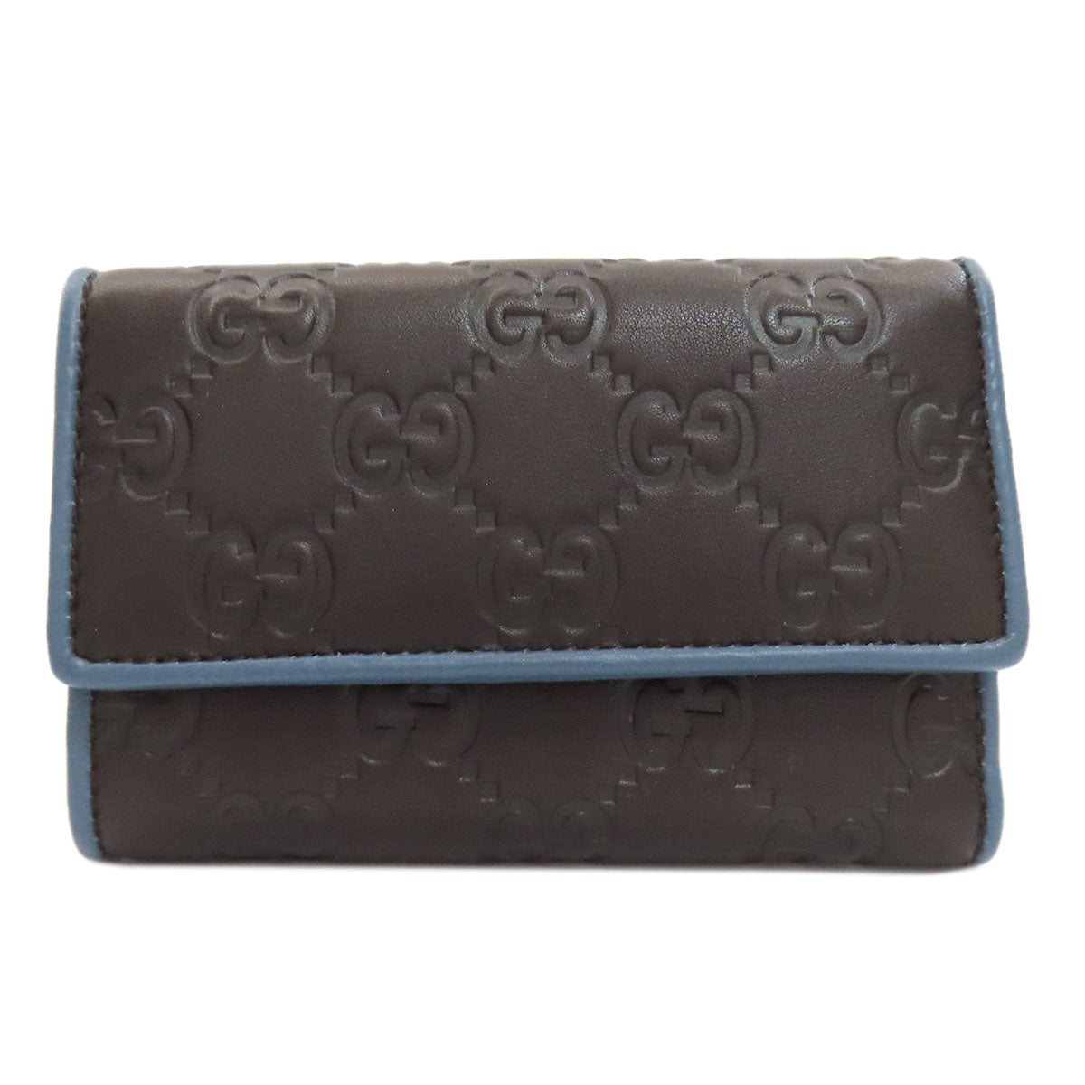 GUCCI 256441 GG signature guccissima Bifold Wallet with Coin Pocket Leather Ladies [Used]