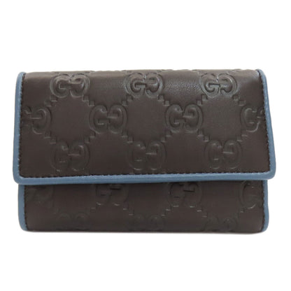 GUCCI 256441 GG signature guccissima Bifold Wallet with Coin Pocket Leather Ladies [Used]