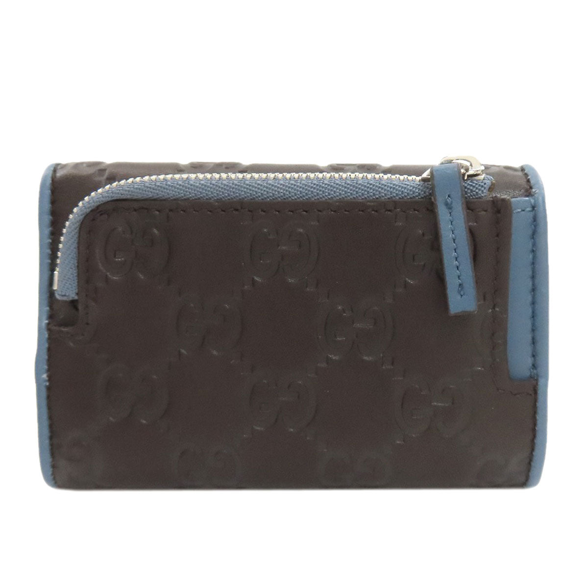 GUCCI 256441 GG signature guccissima Bifold Wallet with Coin Pocket Leather Ladies [Used]