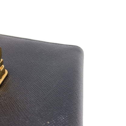 Salvatore Ferragamo GanciniHardware Bifold Wallet with Coin Pocket Leather Ladies [Used]