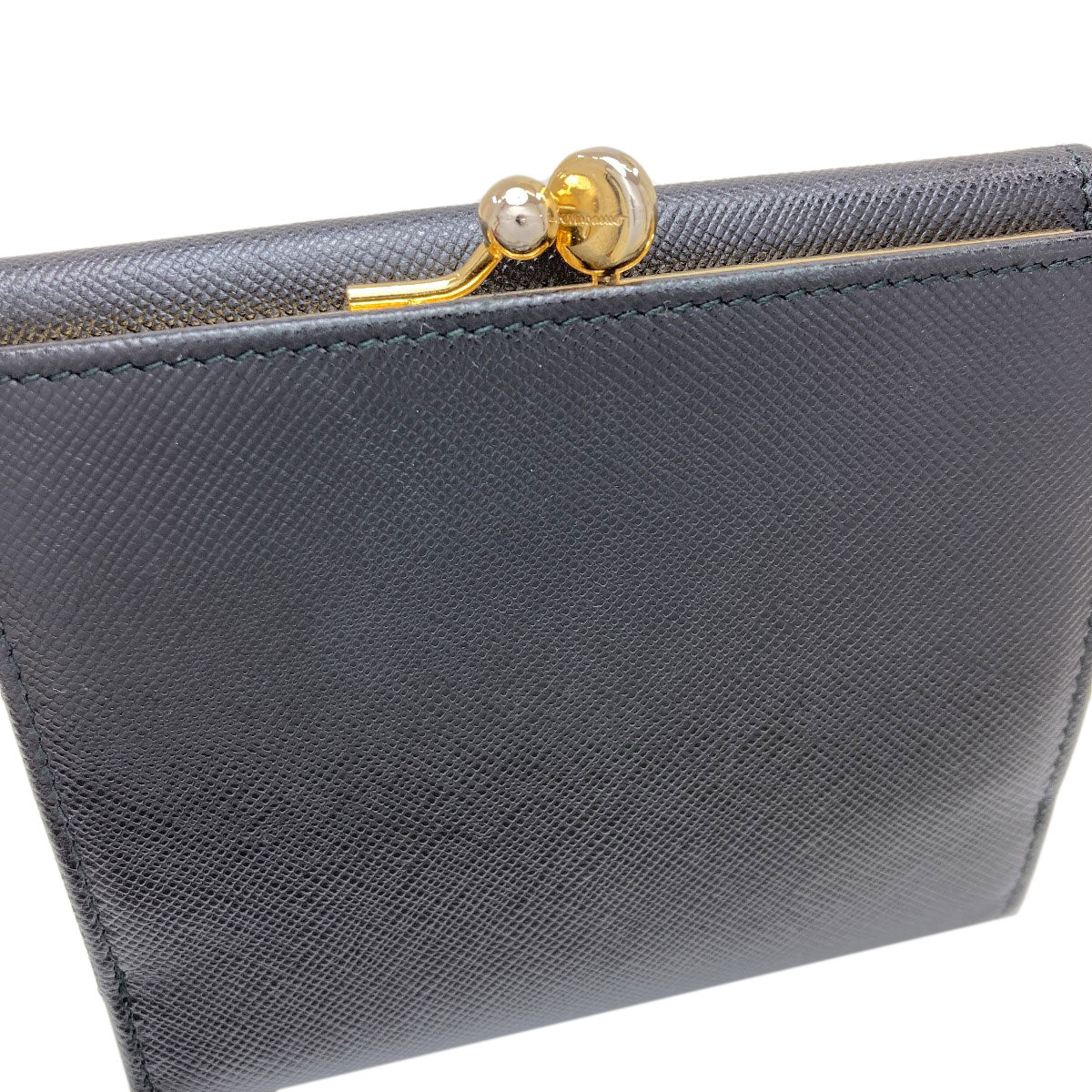 Salvatore Ferragamo GanciniHardware Bifold Wallet with Coin Pocket Leather Ladies [Used]