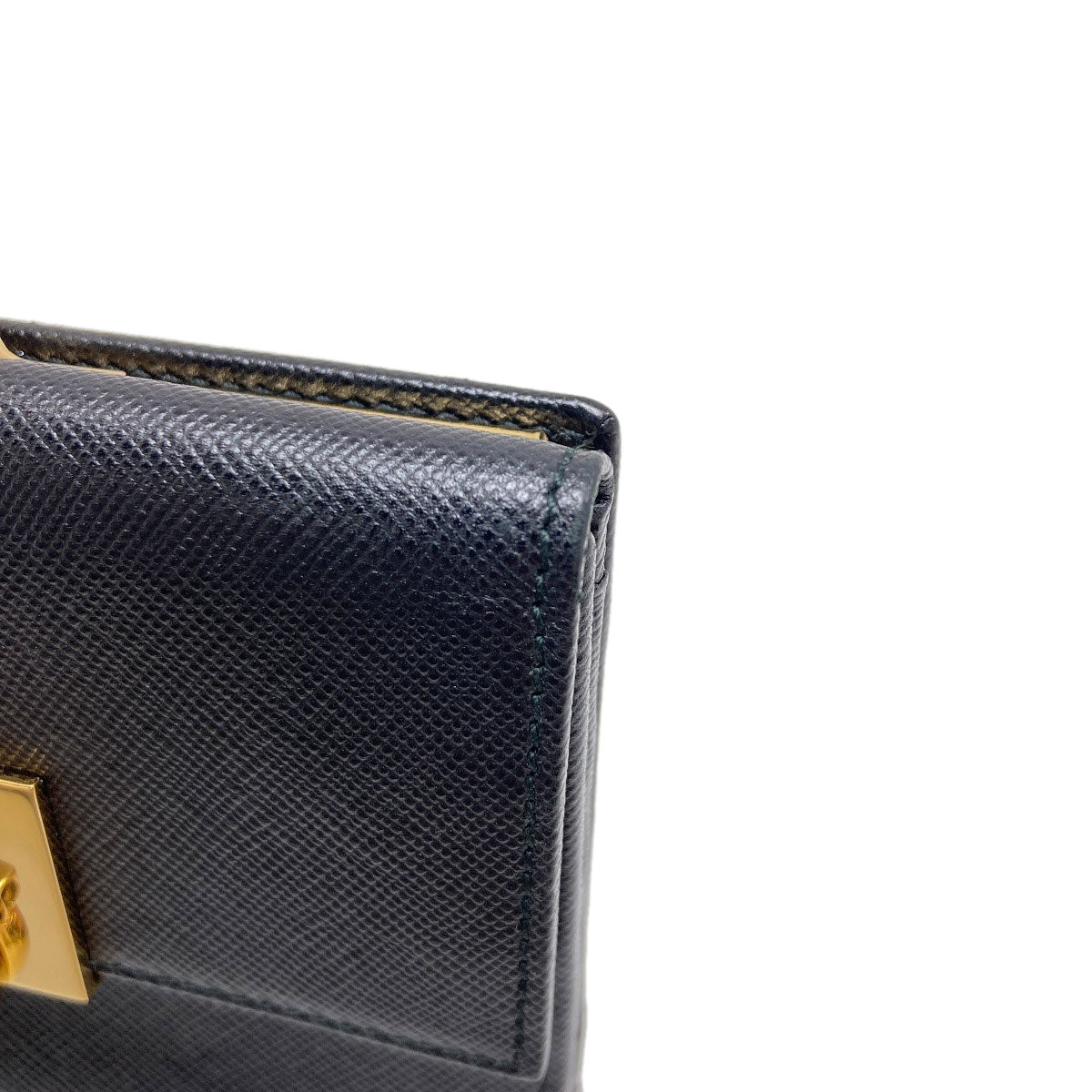Salvatore Ferragamo GanciniHardware Bifold Wallet with Coin Pocket Leather Ladies [Used]