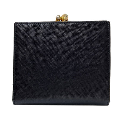 Salvatore Ferragamo GanciniHardware Bifold Wallet with Coin Pocket Leather Ladies [Used]