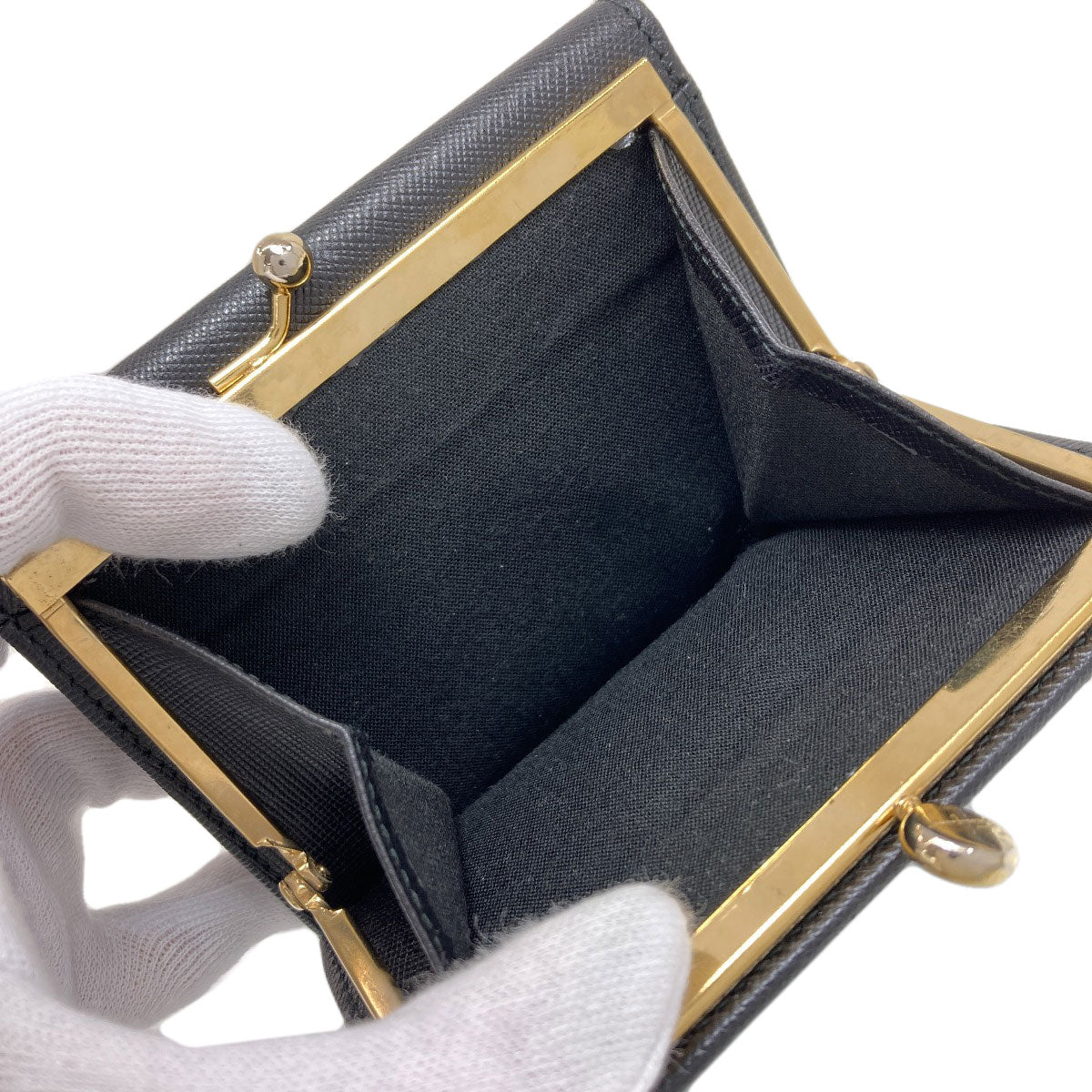 Salvatore Ferragamo GanciniHardware Bifold Wallet with Coin Pocket Leather Ladies [Used]