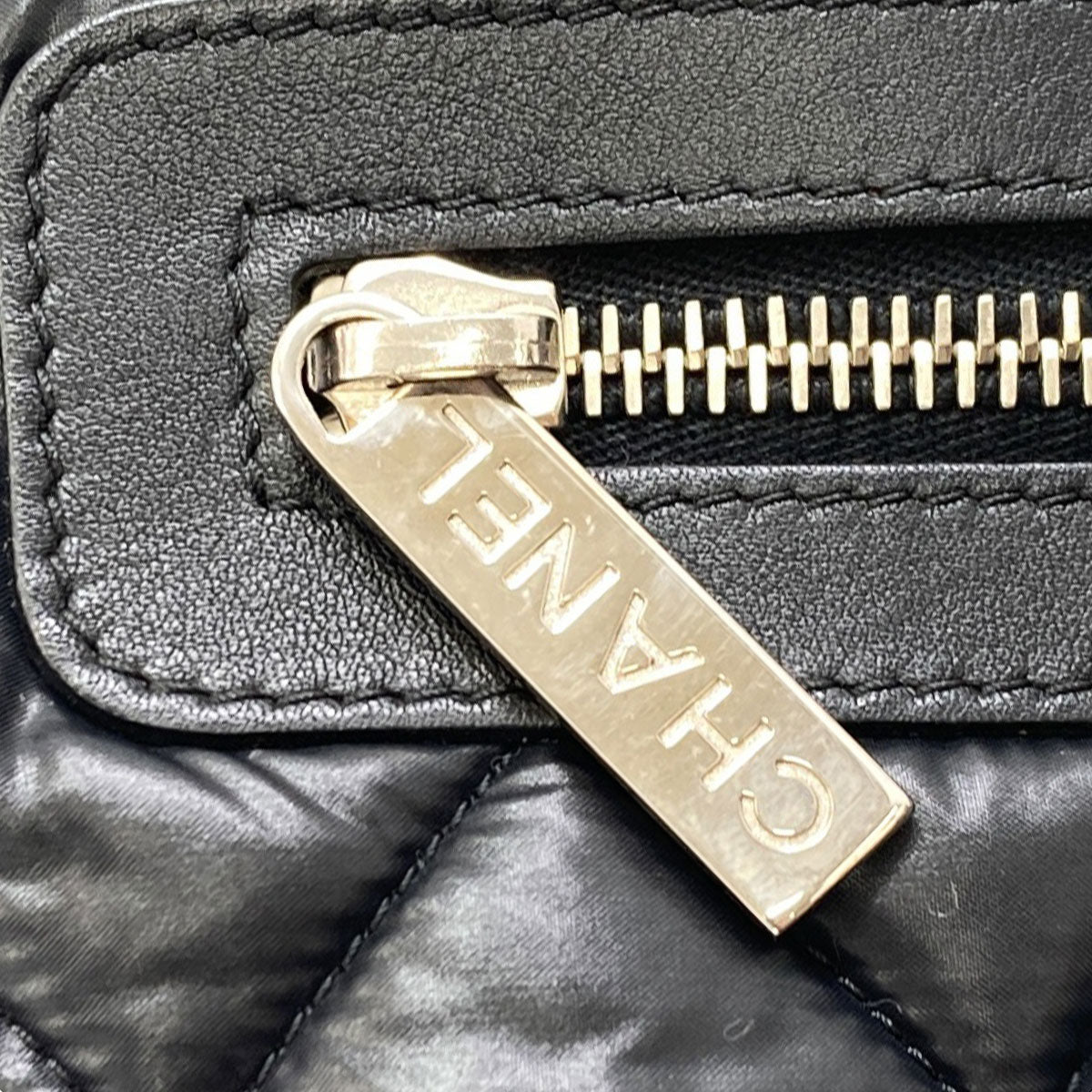 CHANEL Cocoko Koon SilverHardware Handbag Nylon Ladies [Used]