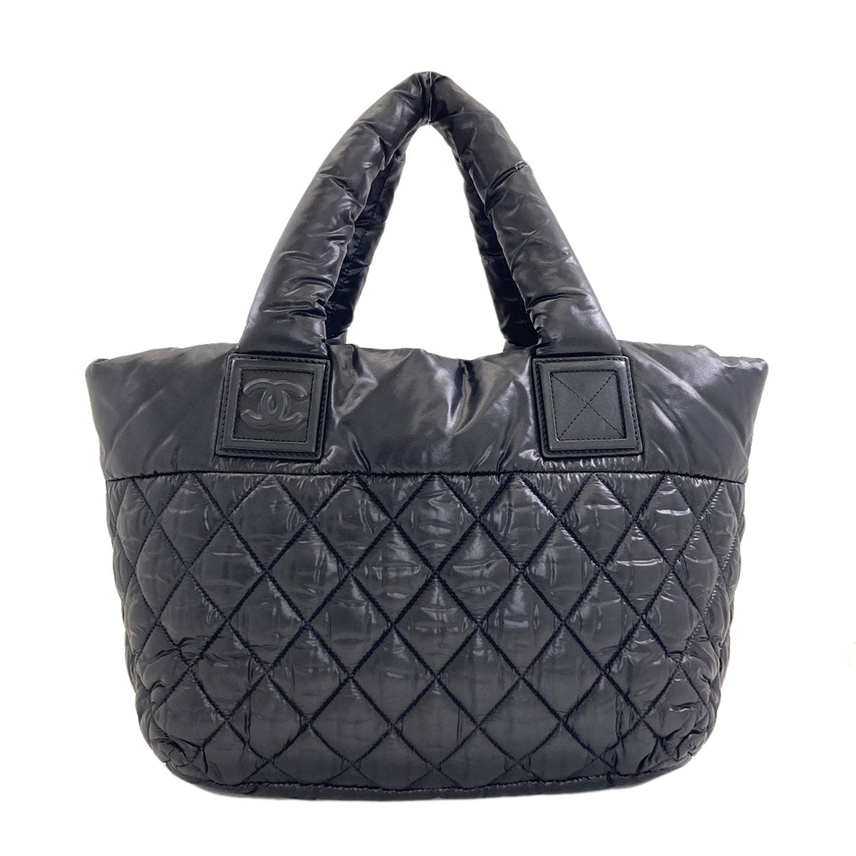 CHANEL Cocoko Koon SilverHardware Handbag Nylon Ladies [Used]