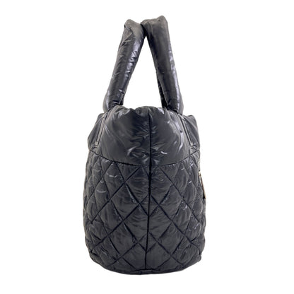 CHANEL Cocoko Koon SilverHardware Handbag Nylon Ladies [Used]