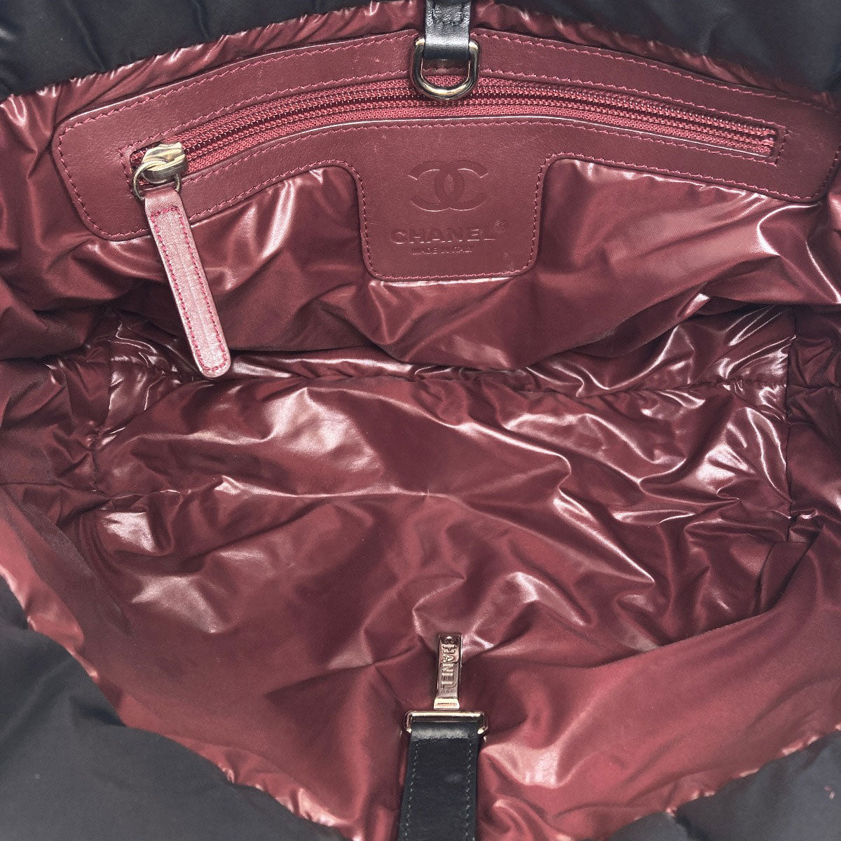 CHANEL Cocoko Koon SilverHardware Handbag Nylon Ladies [Used]