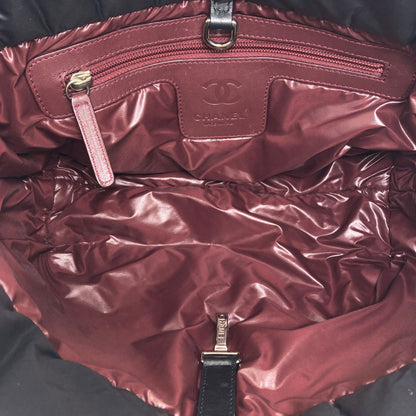 CHANEL Cocoko Koon SilverHardware Handbag Nylon Ladies [Used]
