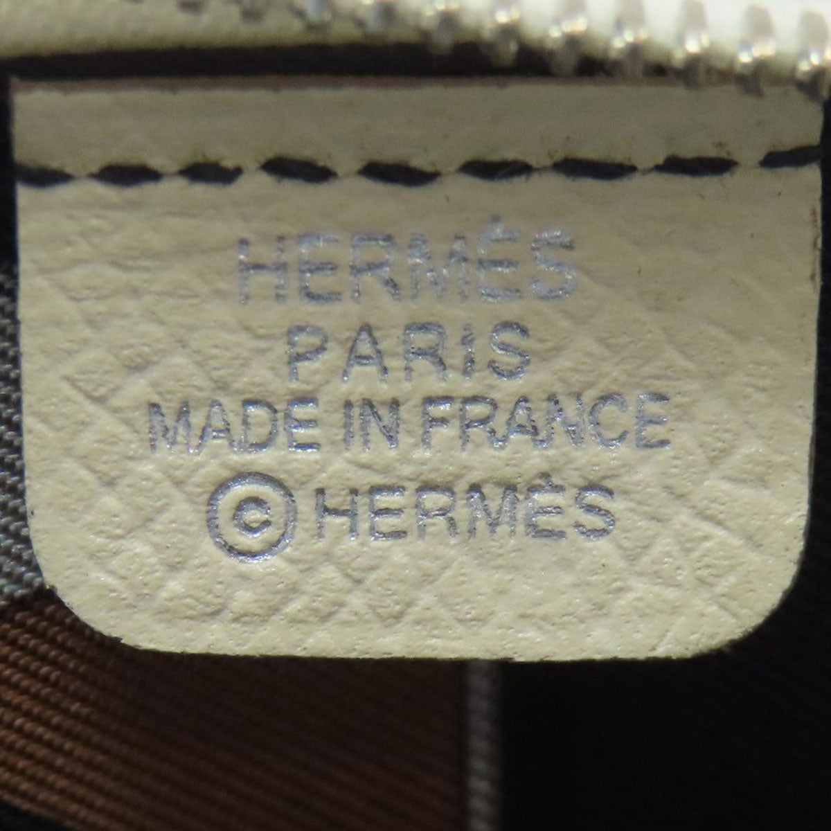 HERMES Silk In Portemonnaie SilverHardware coin purse Epsom Ladies [Used]
