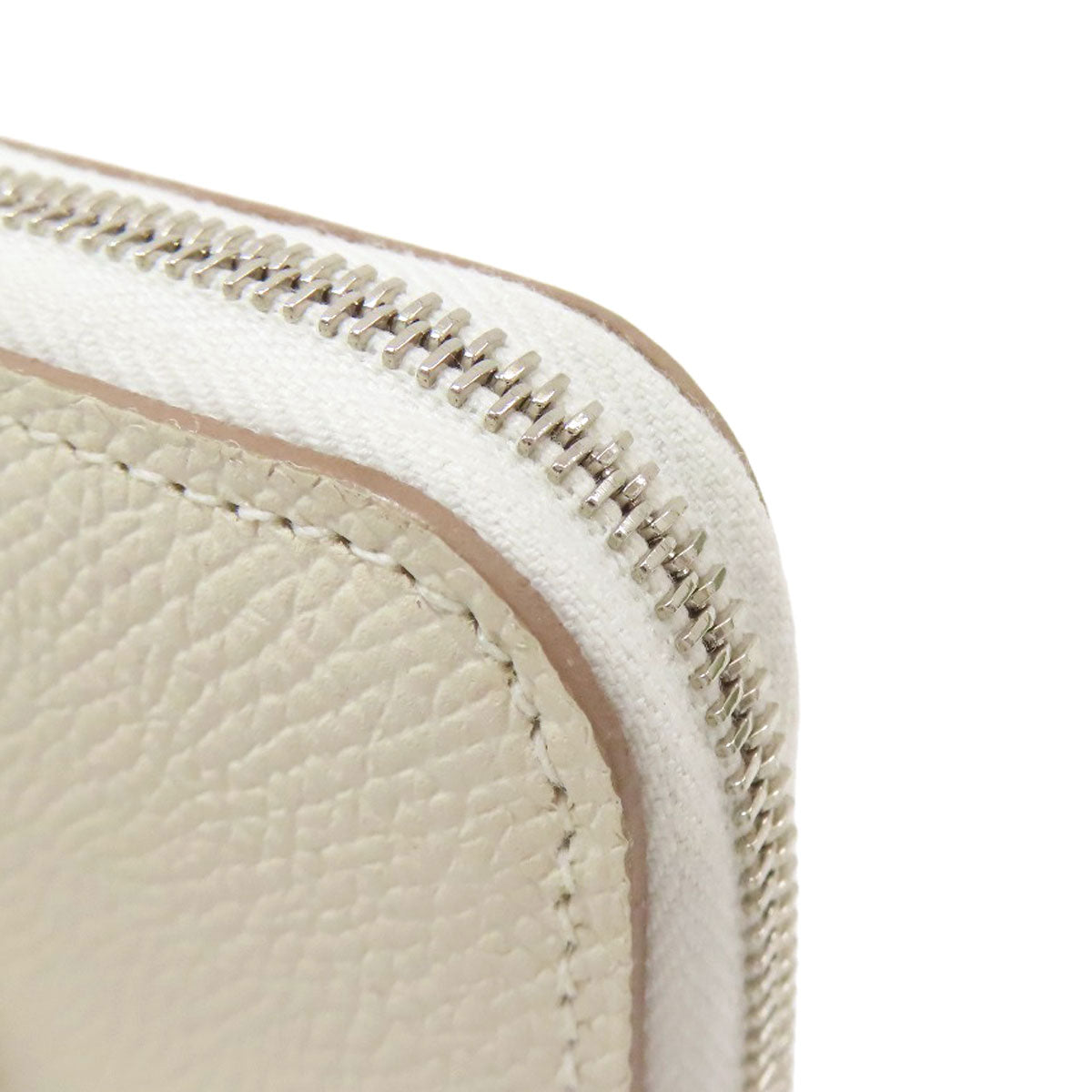 HERMES Silk In Portemonnaie SilverHardware coin purse Epsom Ladies [Used]