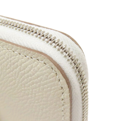 HERMES Silk In Portemonnaie SilverHardware coin purse Epsom Ladies [Used]