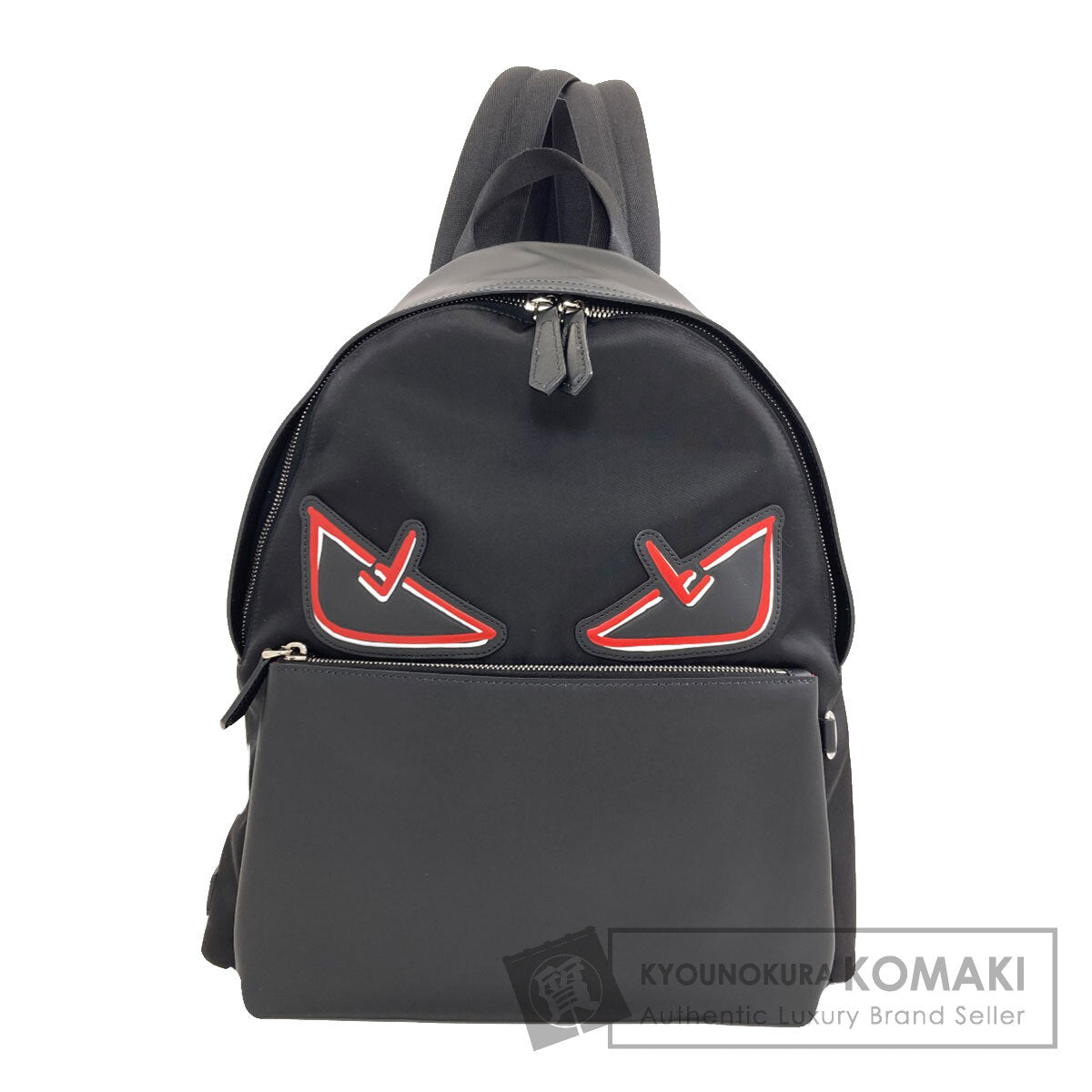 FENDI Bugs monster Backpack Â· Daypack Calf Ladies [Used]