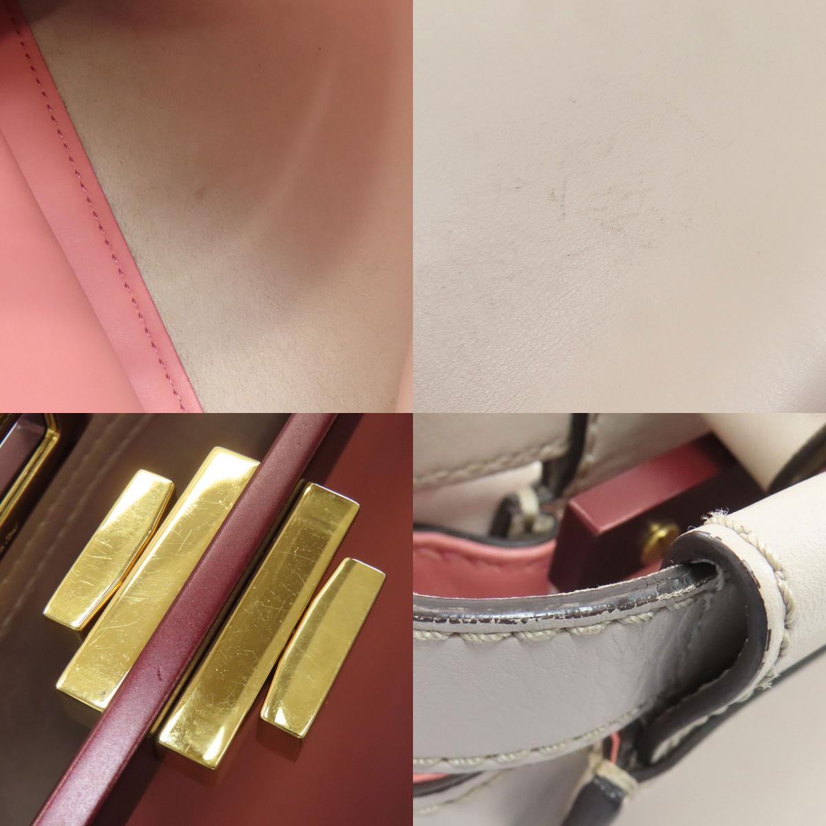 FENDI Peekaboo 2WAY Handbag Calf Ladies [Used]