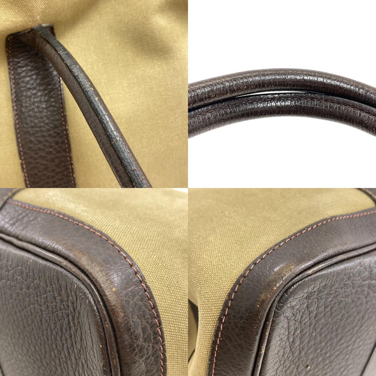 HERMES Garden Party PM Silver Hardware Tote Bag Towar Officche Ladies [Used]