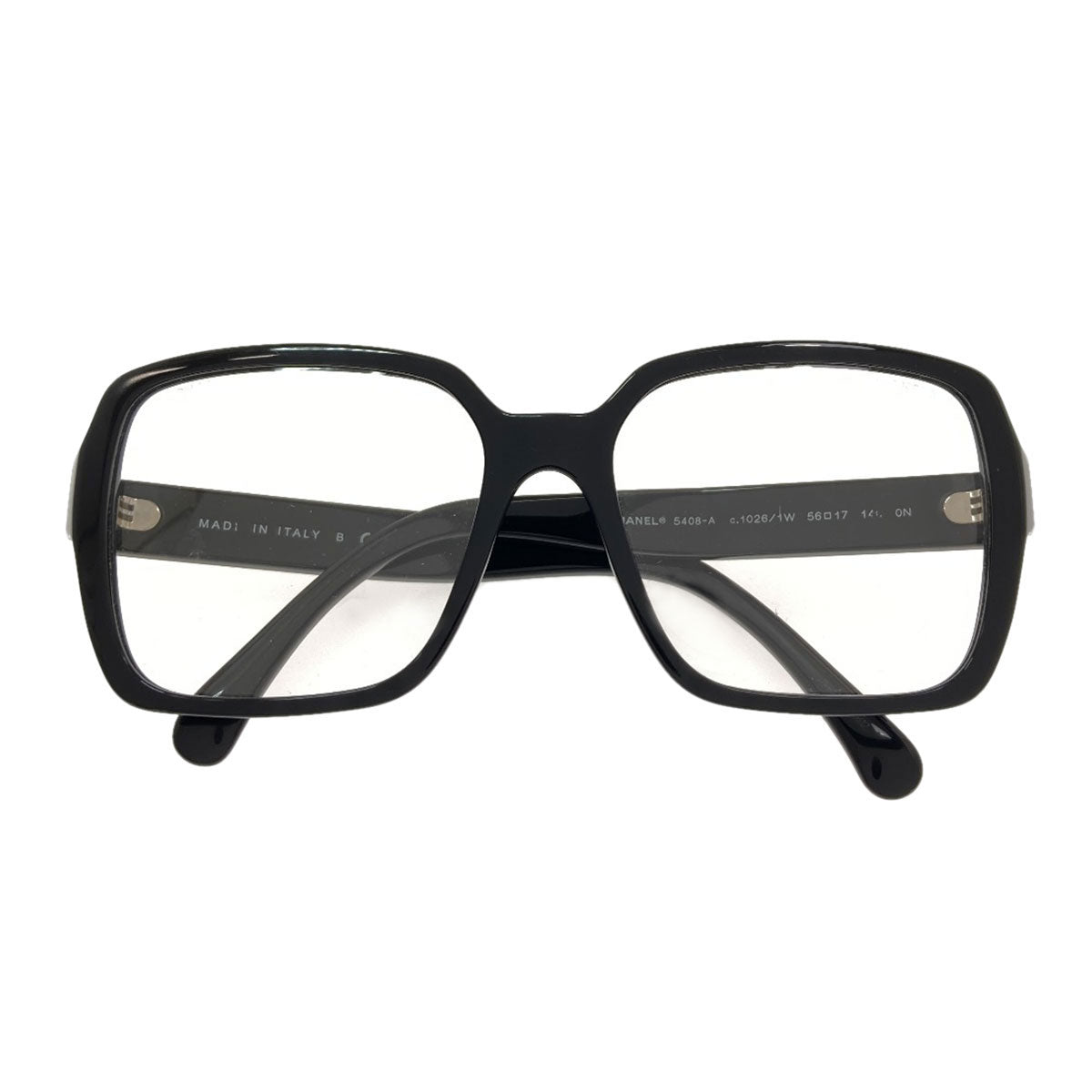 CHANEL logo glasses Plastic Ladies [Used]