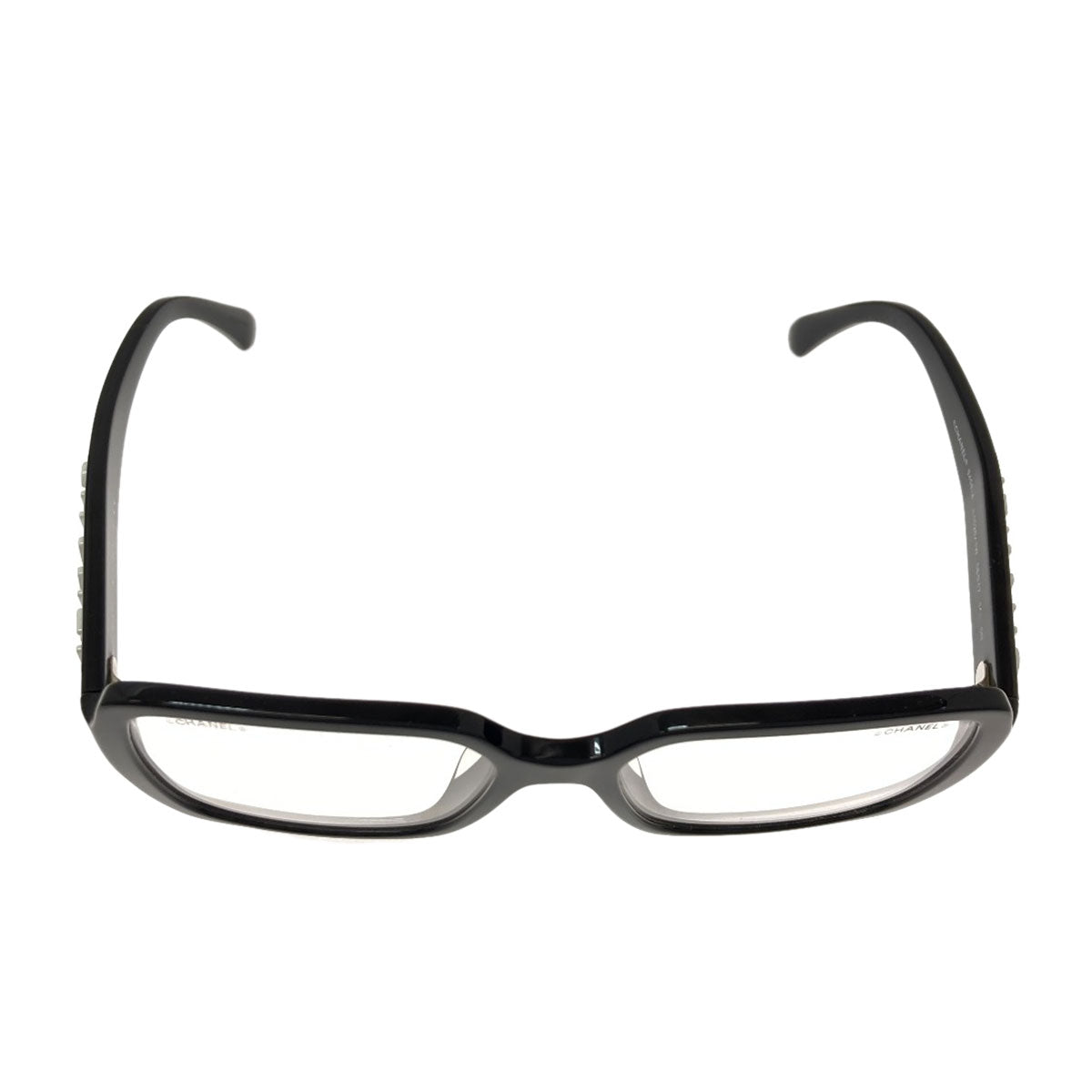 CHANEL logo glasses Plastic Ladies [Used]