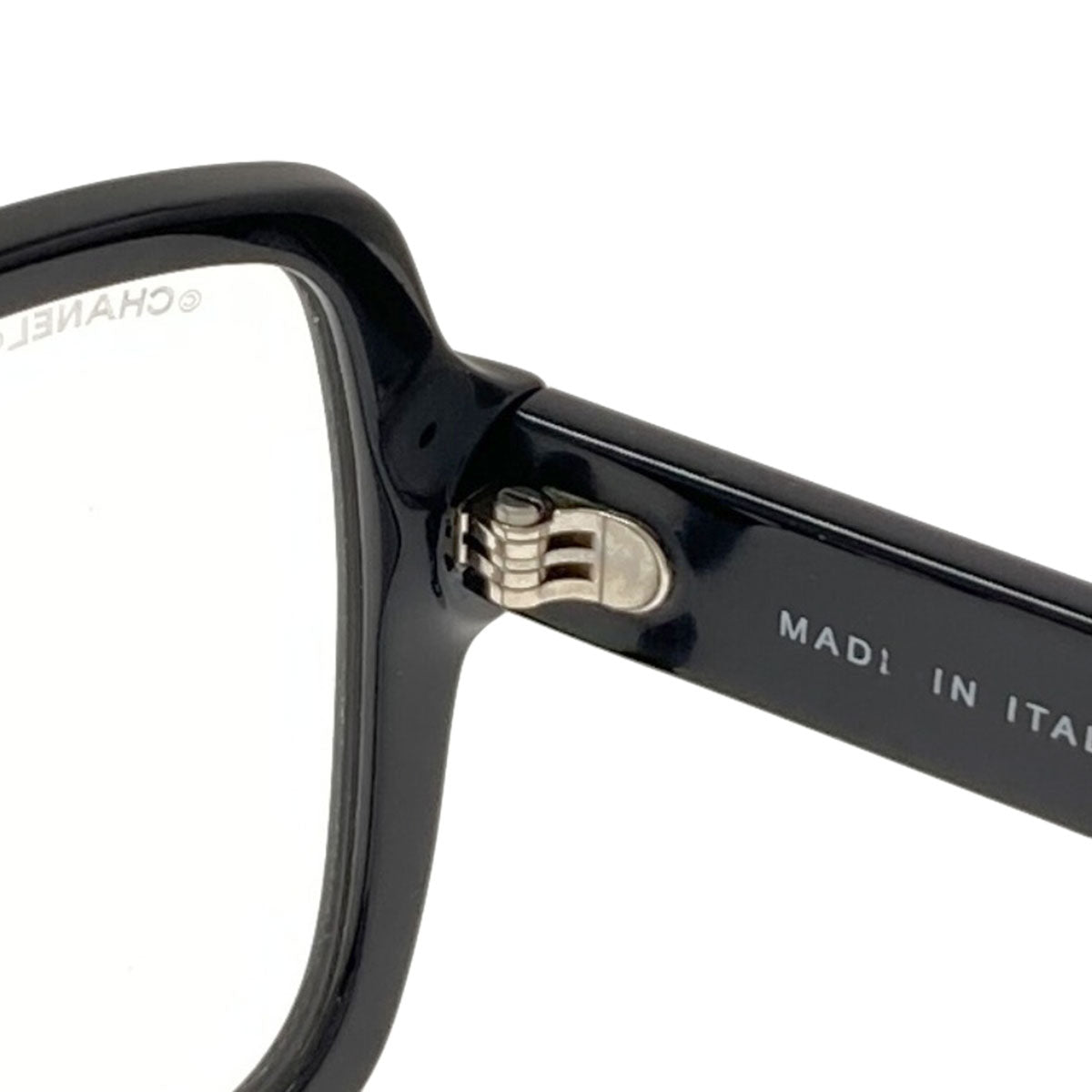 CHANEL logo glasses Plastic Ladies [Used]