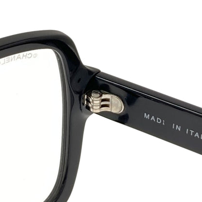 CHANEL logo glasses Plastic Ladies [Used]