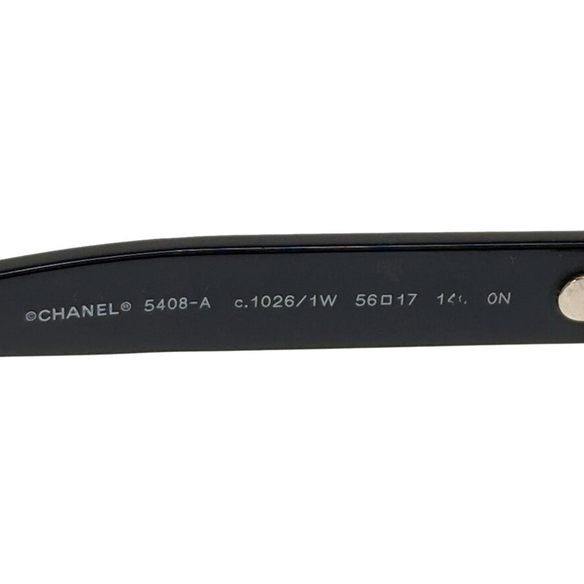 CHANEL logo glasses Plastic Ladies [Used]