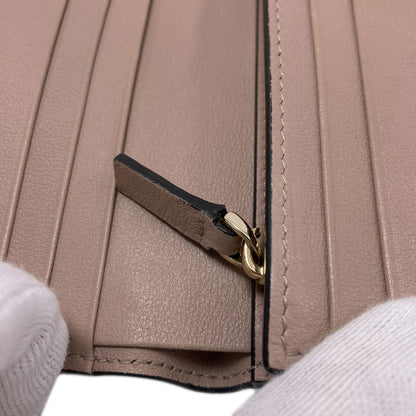 VALENTINO Rock studs Bifold Wallet with Coin Pocket Leather Ladies [Used]