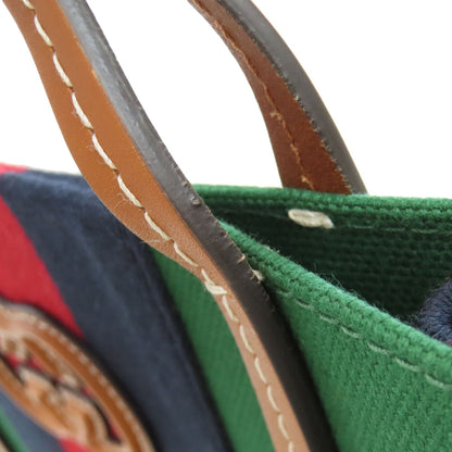 GUCCI 727701 Interlocking G 2WAY Tote Bag Canvas LeatherLadies [Used]