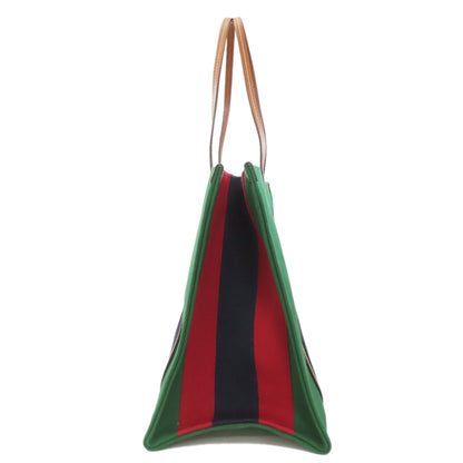 GUCCI 727701 Interlocking G 2WAY Tote Bag Canvas LeatherLadies [Used]