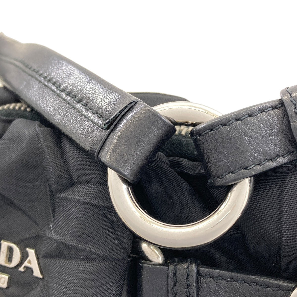PRADA logo Handbag Nylon Ladies [Used]
