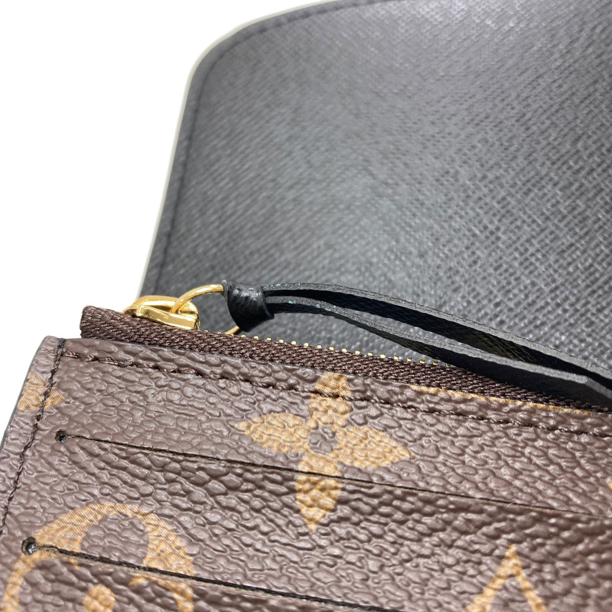 LOUIS VUITTON M82157 Portefeiulle ã» Emily Long wallet (with coin pocket) Monogram reverse Ladies [Used]