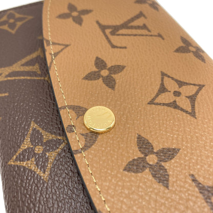 LOUIS VUITTON M82157 Portefeiulle ã» Emily Long wallet (with coin pocket) Monogram reverse Ladies [Used]