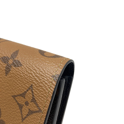 LOUIS VUITTON M82157 Portefeiulle ã» Emily Long wallet (with coin pocket) Monogram reverse Ladies [Used]
