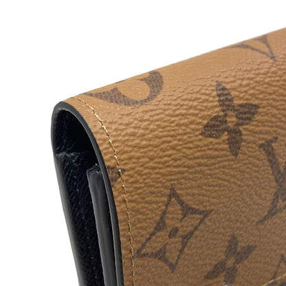 LOUIS VUITTON M82157 Portefeiulle ã» Emily Long wallet (with coin pocket) Monogram reverse Ladies [Used]