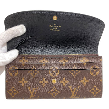 LOUIS VUITTON M82157 Portefeiulle ã» Emily Long wallet (with coin pocket) Monogram reverse Ladies [Used]
