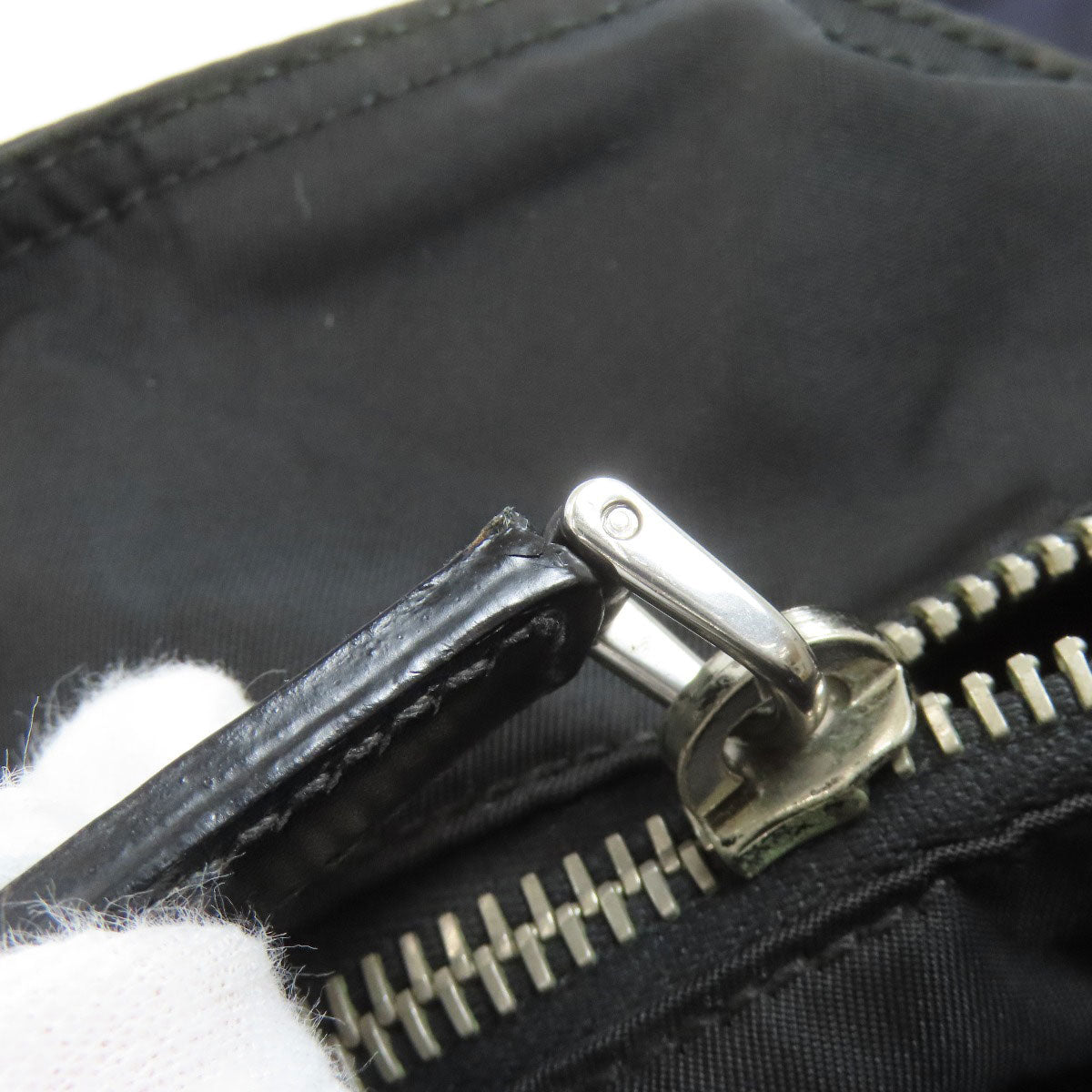PRADA 2WAY logo Hardware Handbag Nylon Ladies [Used]