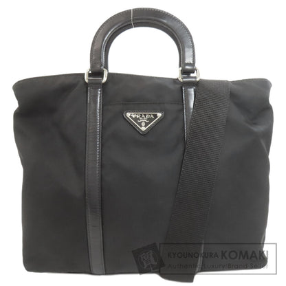 PRADA 2WAY logo Hardware Handbag Nylon Ladies [Used]