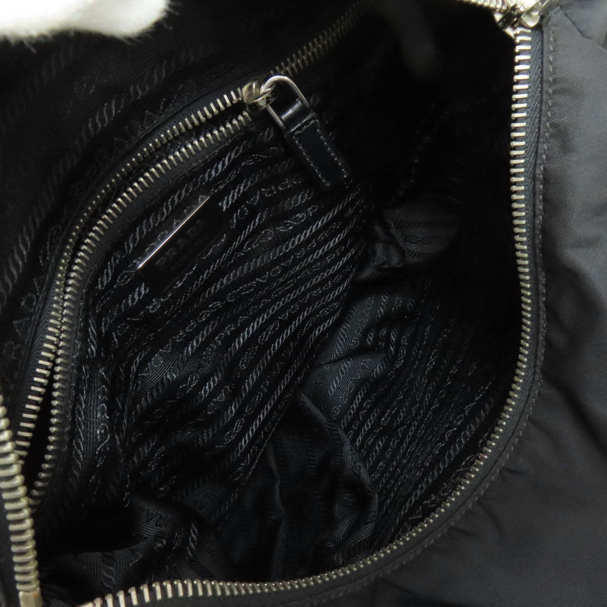 PRADA 2WAY logo Hardware Handbag Nylon Ladies [Used]
