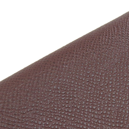 HERMES Bearn Combination Gold Hardware Bifold Wallet with Coin Pocket Epsom Ladies [Used]