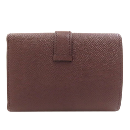 HERMES Bearn Combination Gold Hardware Bifold Wallet with Coin Pocket Epsom Ladies [Used]