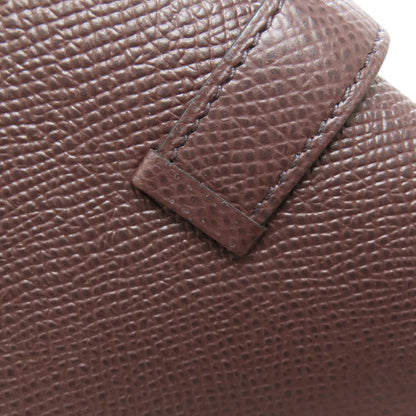 HERMES Bearn Combination Gold Hardware Bifold Wallet with Coin Pocket Epsom Ladies [Used]