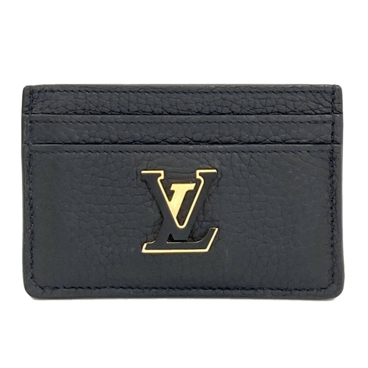 LOUIS VUITTON M83358 Porto Carte Capucines Card Case Taurillon ClemenceLeather Ladies [Used]