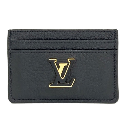 LOUIS VUITTON M83358 Porto Carte Capucines Card Case Taurillon ClemenceLeather Ladies [Used]