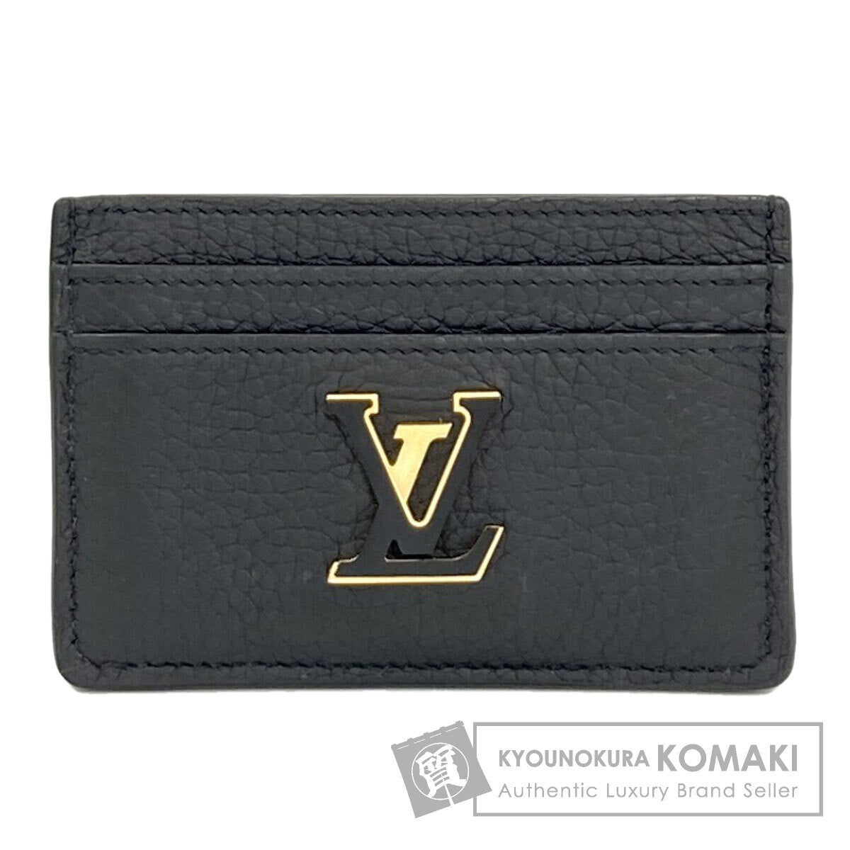 LOUIS VUITTON M83358 Porto Carte Capucines Card Case Taurillon ClemenceLeather Ladies [Used]