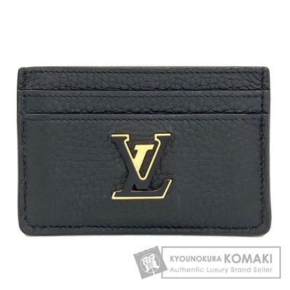 LOUIS VUITTON M83358 Porto Carte Capucines Card Case Taurillon ClemenceLeather Ladies [Used]