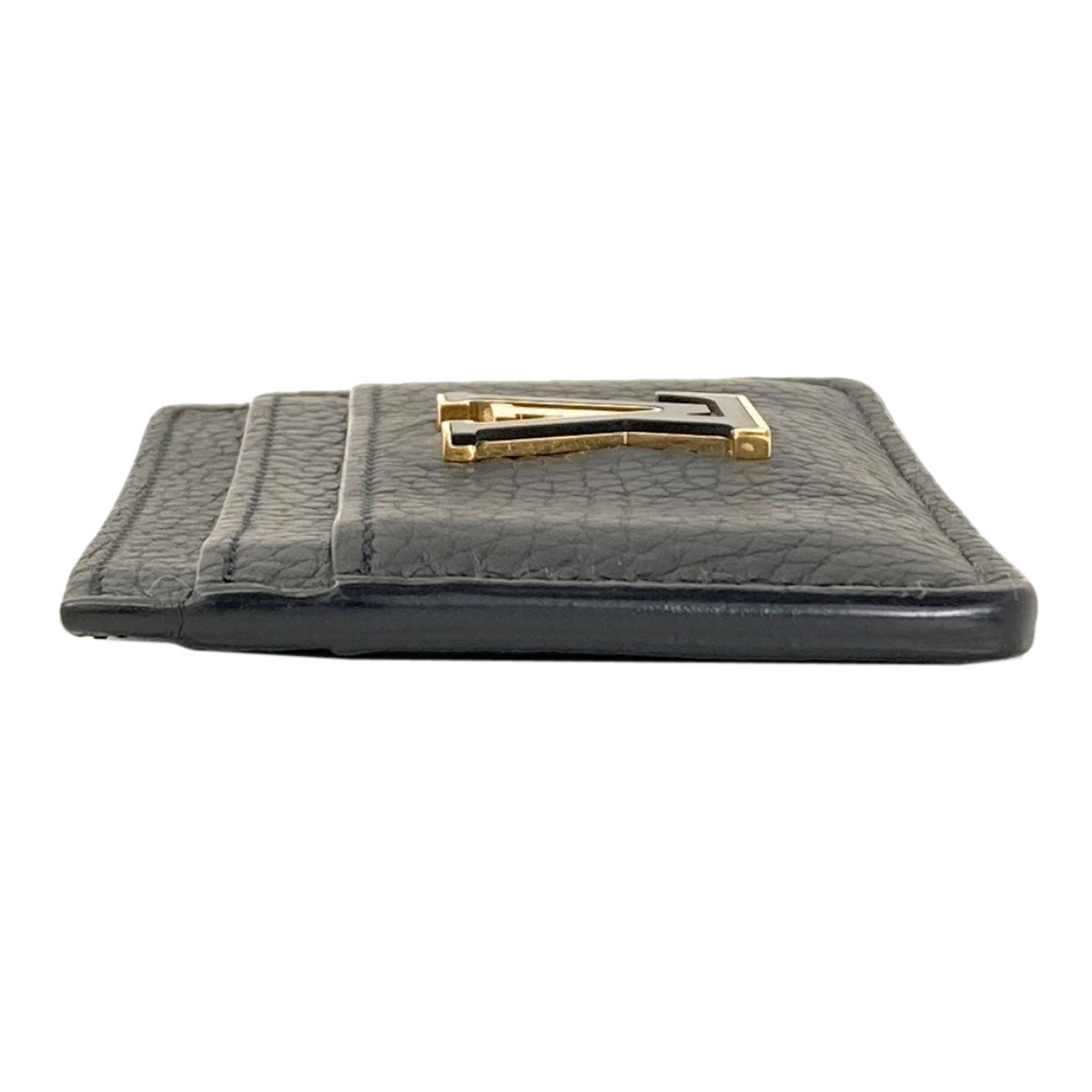 LOUIS VUITTON M83358 Porto Carte Capucines Card Case Taurillon ClemenceLeather Ladies [Used]