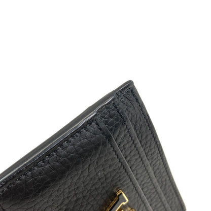 LOUIS VUITTON M83358 Porto Carte Capucines Card Case Taurillon ClemenceLeather Ladies [Used]