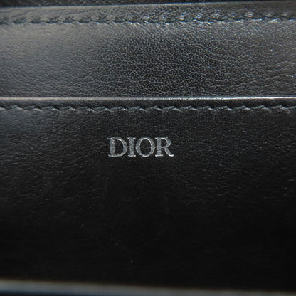 CHRISTIAN DIOR Oblique jacquard Card Case Canvas Ladies [Used]