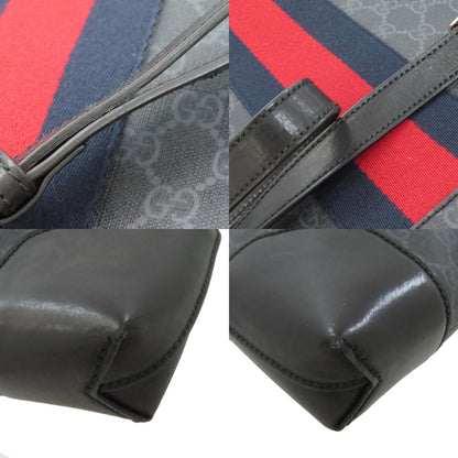 GUCCI 474139 GG Supreme Messenger Shoulder Bag PVC Ladies [Used]